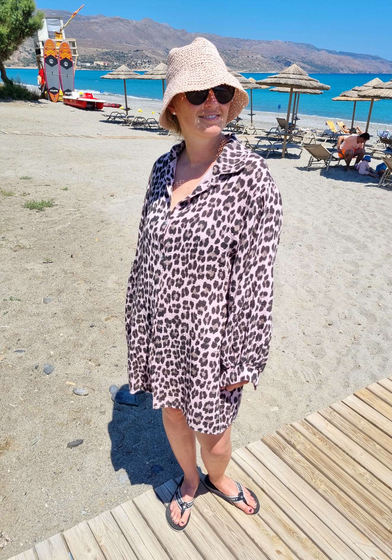 MUSSELIN OVERSIZE BLUSE SKYROS LEO ROSA 34-42 Made in Italy Longbluse Kleid Tunika Shirt Blusenjacke MUSSELIN OVERSIZE BLUSE SKYROS LEO ROSA 34-42 Made in Italy Longbluse Kleid Tunika Shirt Blusenjacke