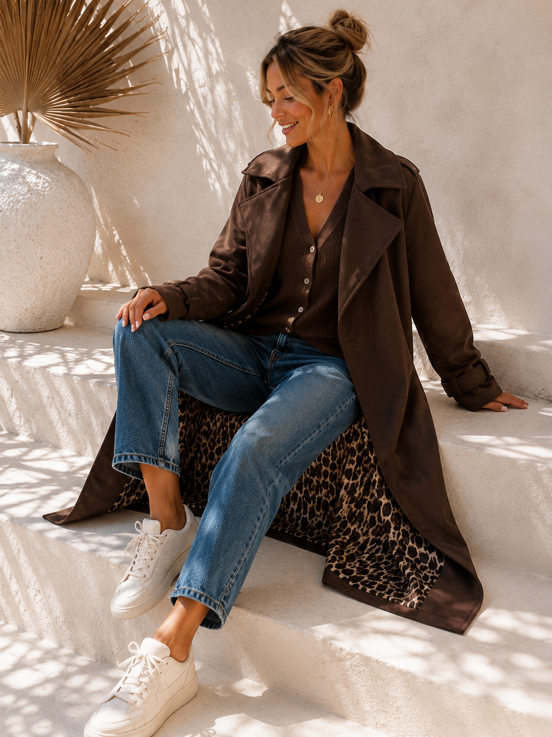 Agnetha – Oversize Alpaka Strickjacke | Made in Italya Cardigan  34-44