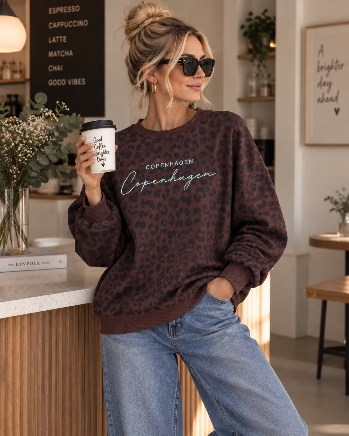 Sweatshirt Copenhagen LEO  SW0080 lässiger Oversize-Look I Made in Italy 34-42/44