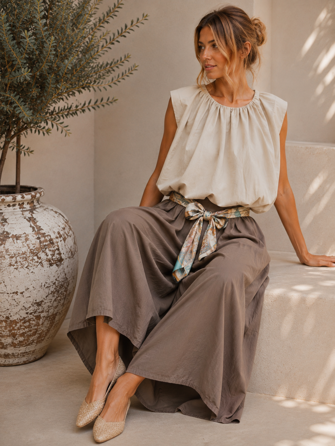 Bluse Viona – Ballonform Made in Italy 34-40/42