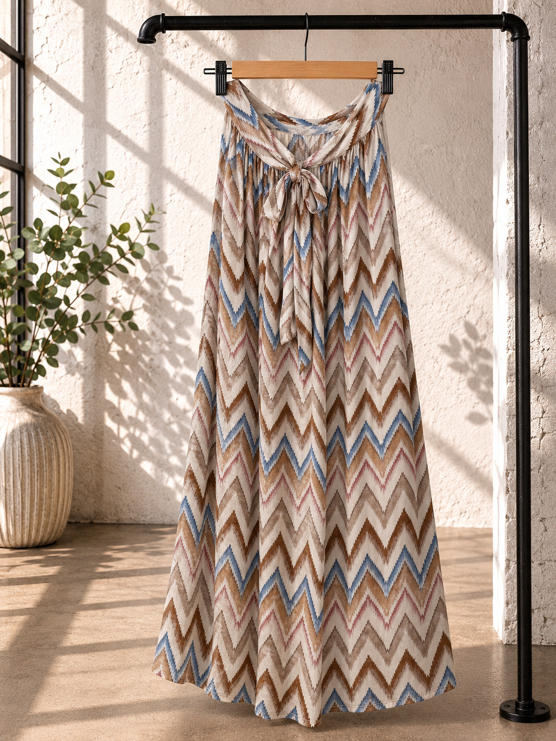Kleid Bellara Zickzack-Muster Made in Italy 34-40/42