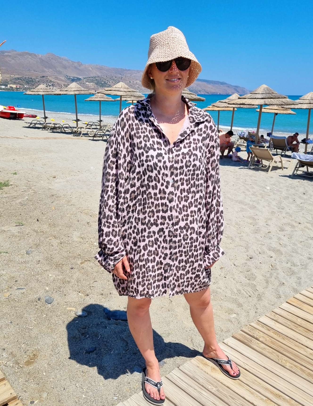 MUSSELIN OVERSIZE BLUSE SKYROS LEO ROSA 34-42 Made in Italy Longbluse Kleid Tunika Shirt Blusenjacke MUSSELIN OVERSIZE BLUSE SKYROS LEO ROSA 34-42 Made in Italy Longbluse Kleid Tunika Shirt Blusenjacke