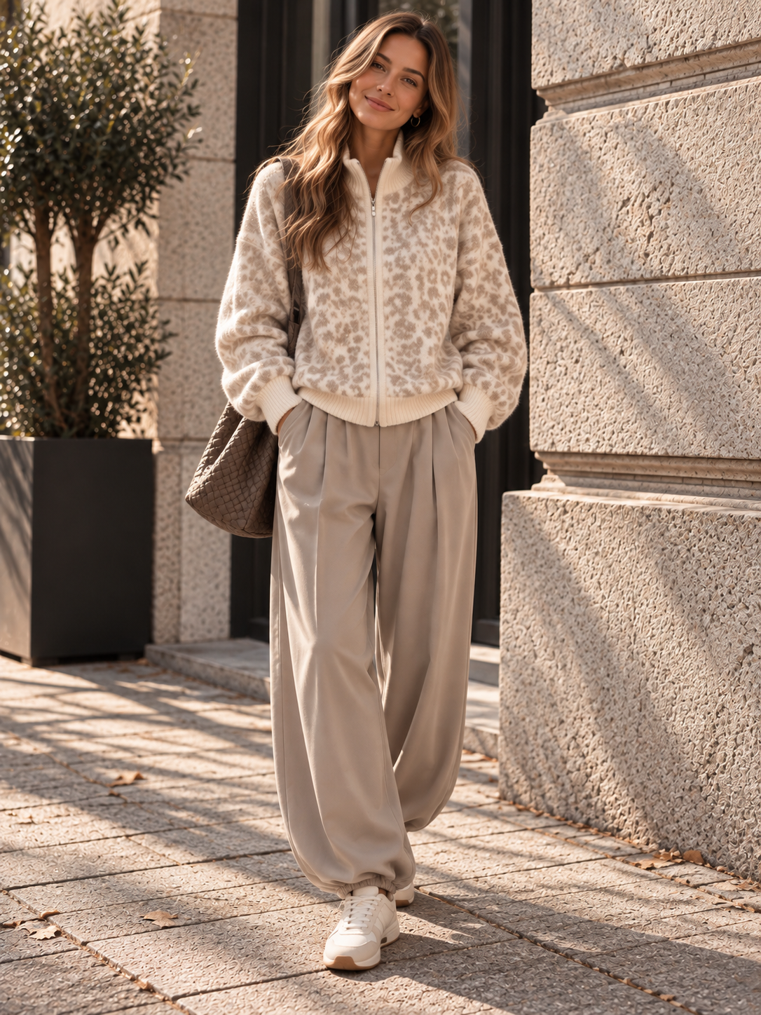 Butterstoff Ballonhose uni HO0106 | Made in Italy Gr 34-42-44 Hose