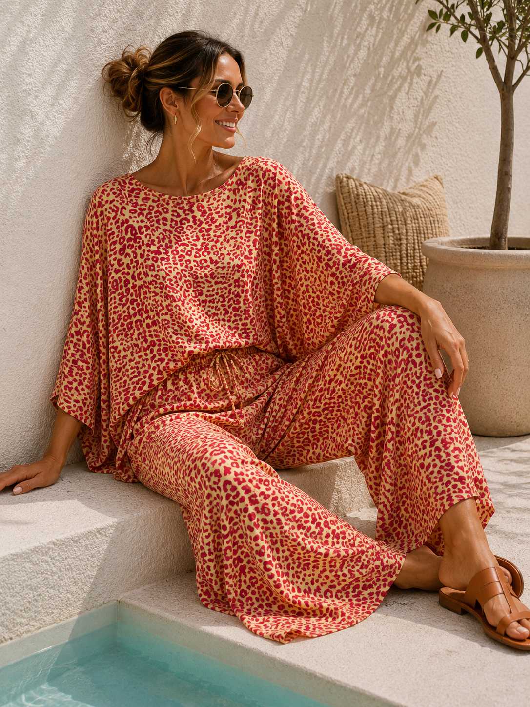Oversize Fledermausshirt „Zanzibar“ ✨ Made in Italy • weich fließendes Oversize-Shirt • Größe 34–46