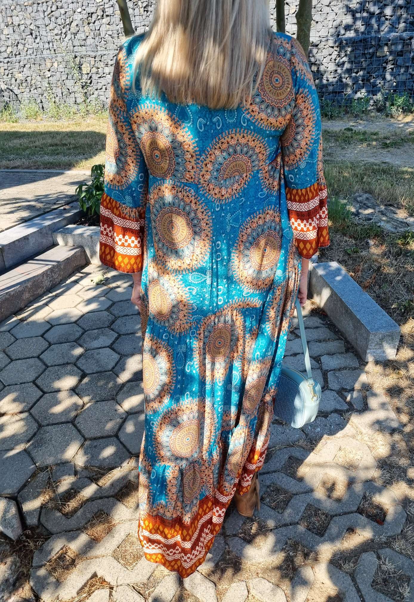 MAXI TUNIKA DRESS MICAELA TÜRKIS 34-42 Made in Italy langes Kleid Hängerchen Tunikakleid MAXI TUNIKA DRESS MICAELA TÜRKIS 34-42 Made in Italy langes Kleid Hängerchen Tunikakleid