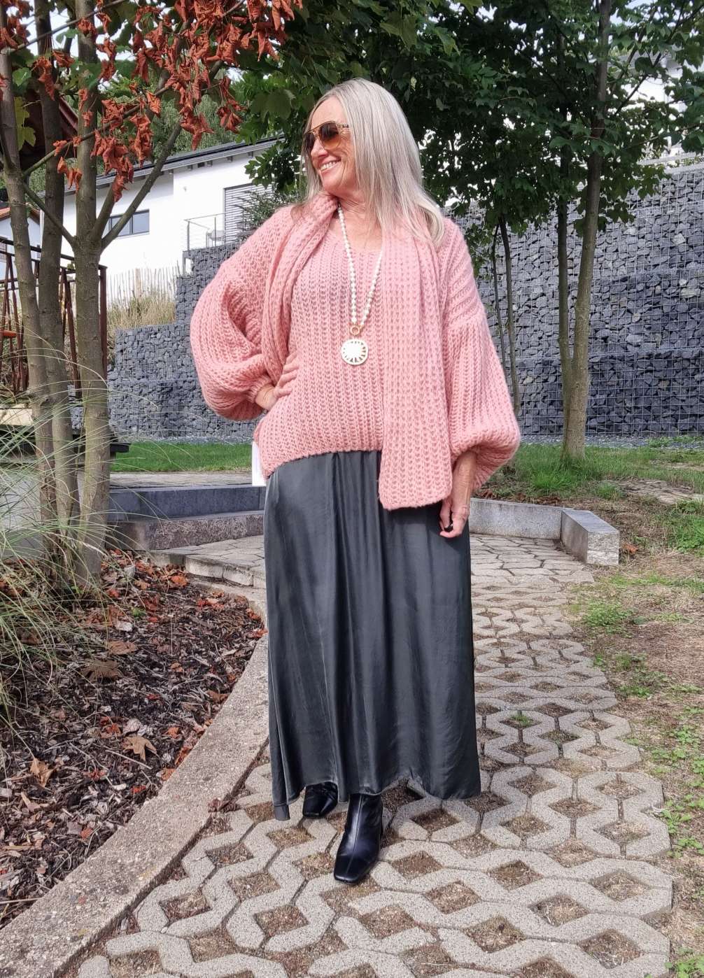 OVERSIZE KNIT SWEATER MALENA KORALLE Strickpullover Pullover 34-42/44 Made in Italy versch. Farben OVERSIZE KNIT SWEATER MALENA KORALLE Strickpullover Pullover 34-42/44 Made in Italy versch. Farben