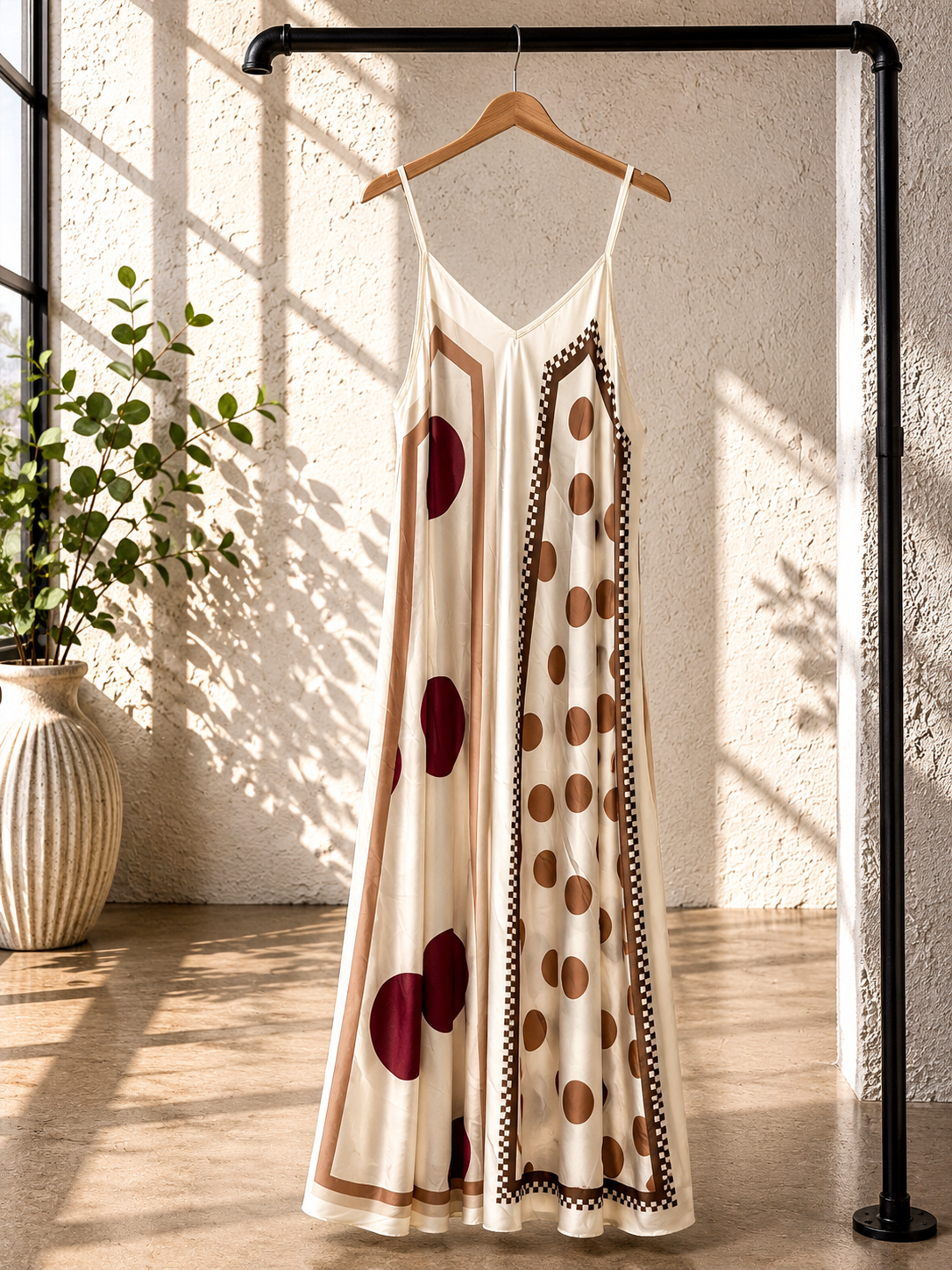Polka Dots Kleid Ronda – Made in Italy | passend bis Größe 42