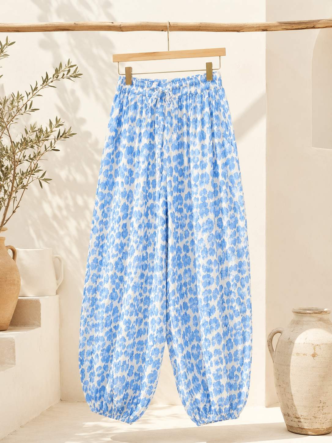 Ballon Hose Liyana Leo Musselin Made in Italy 34-42