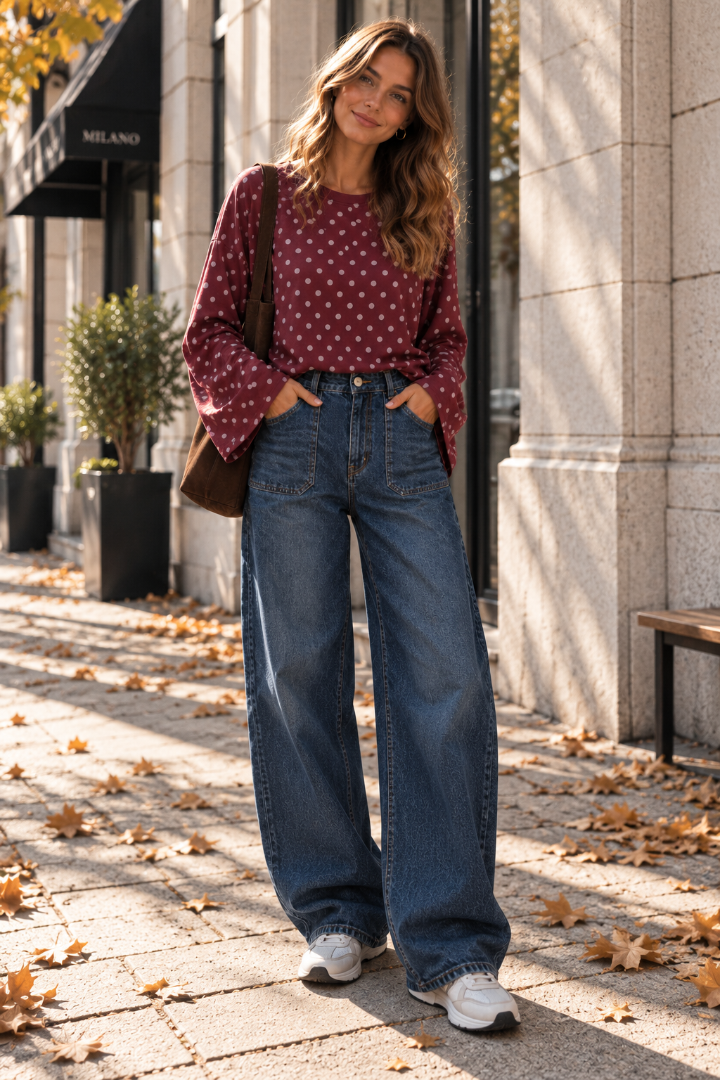 Longsleeve Dots I LS0146 I Made in Italy 34-42/44
