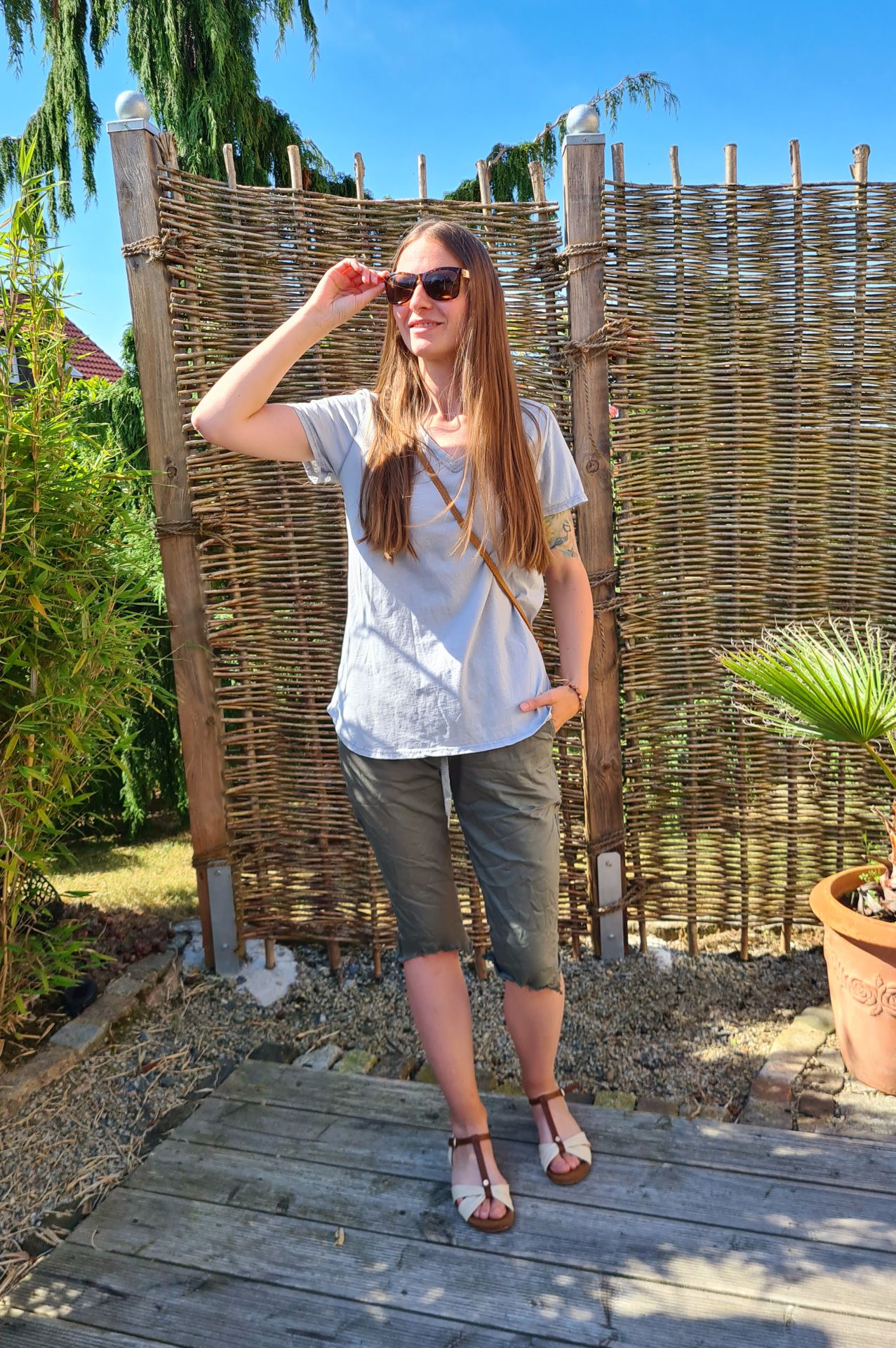 T-SHIRT BLANCO HELLGRAU 34-38/40 Made in Italy Basic Shirt Kurzarm Vintage Look T-SHIRT BLANCO HELLGRAU 34-38/40 Made in Italy Basic Shirt Kurzarm Vintage Look