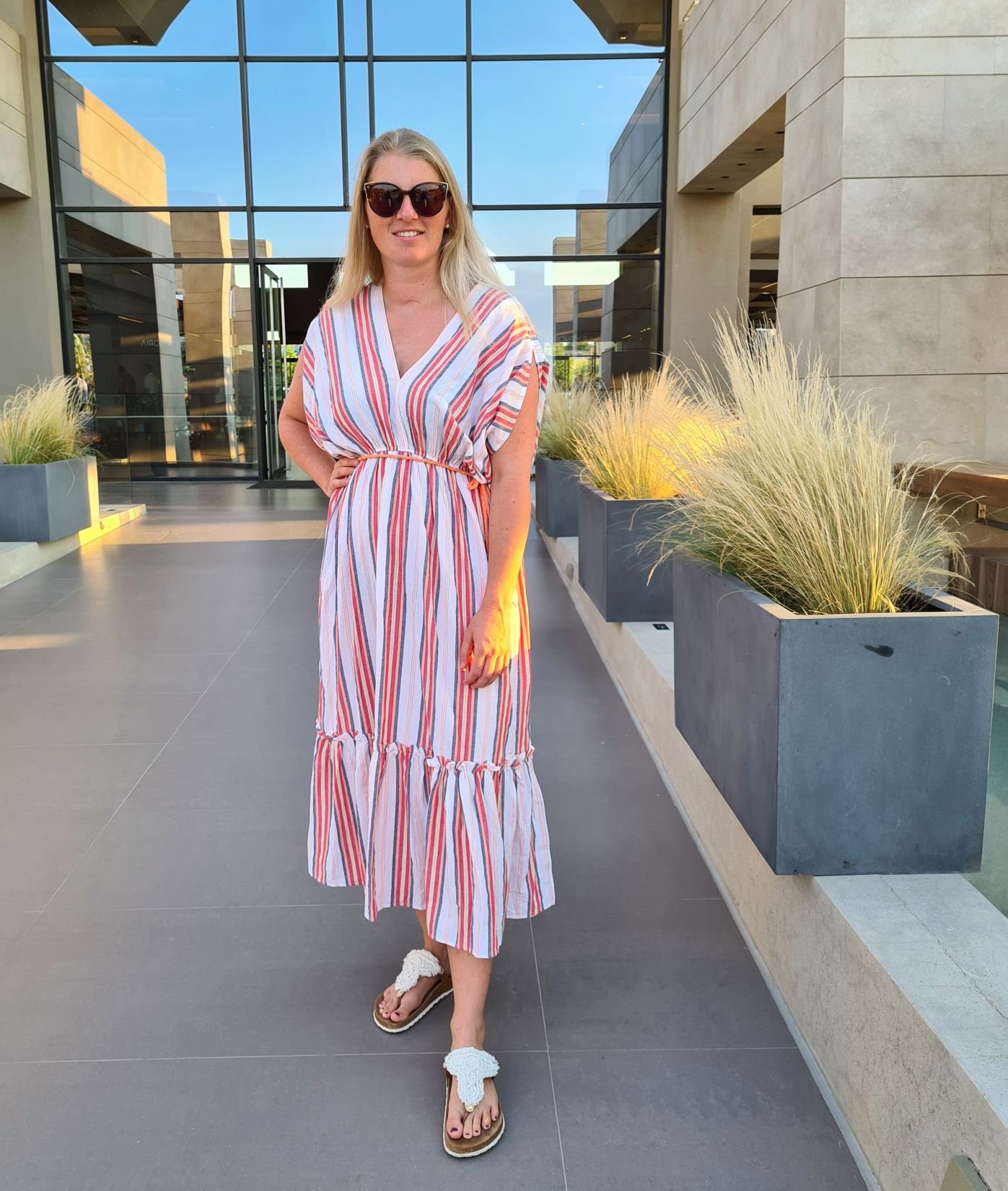 MAXI DRESS RIVA 34-42 Made in Italy Maxi Kleid Sommer Strandkleid MAXI DRESS RIVA 34-42 Made in Italy Maxi Kleid Sommer Strandkleid