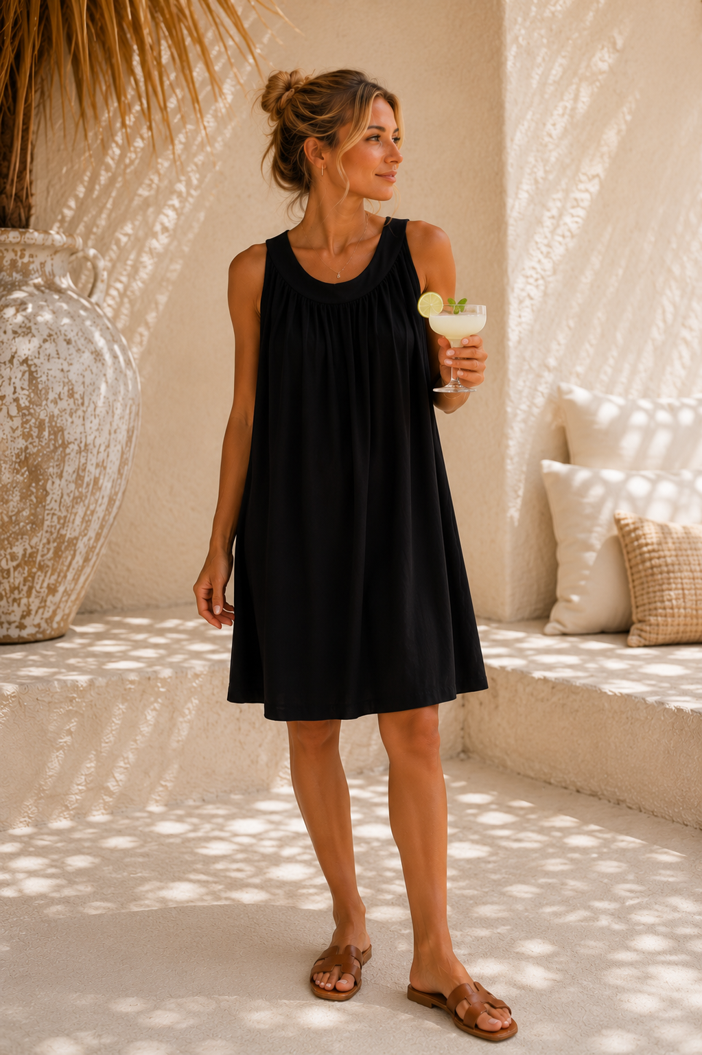 Kofferkleid Kleid „Amboseli“ – Dein stilvoller Begleiter für jeden Sommertag Made in Italy Gr 34-42