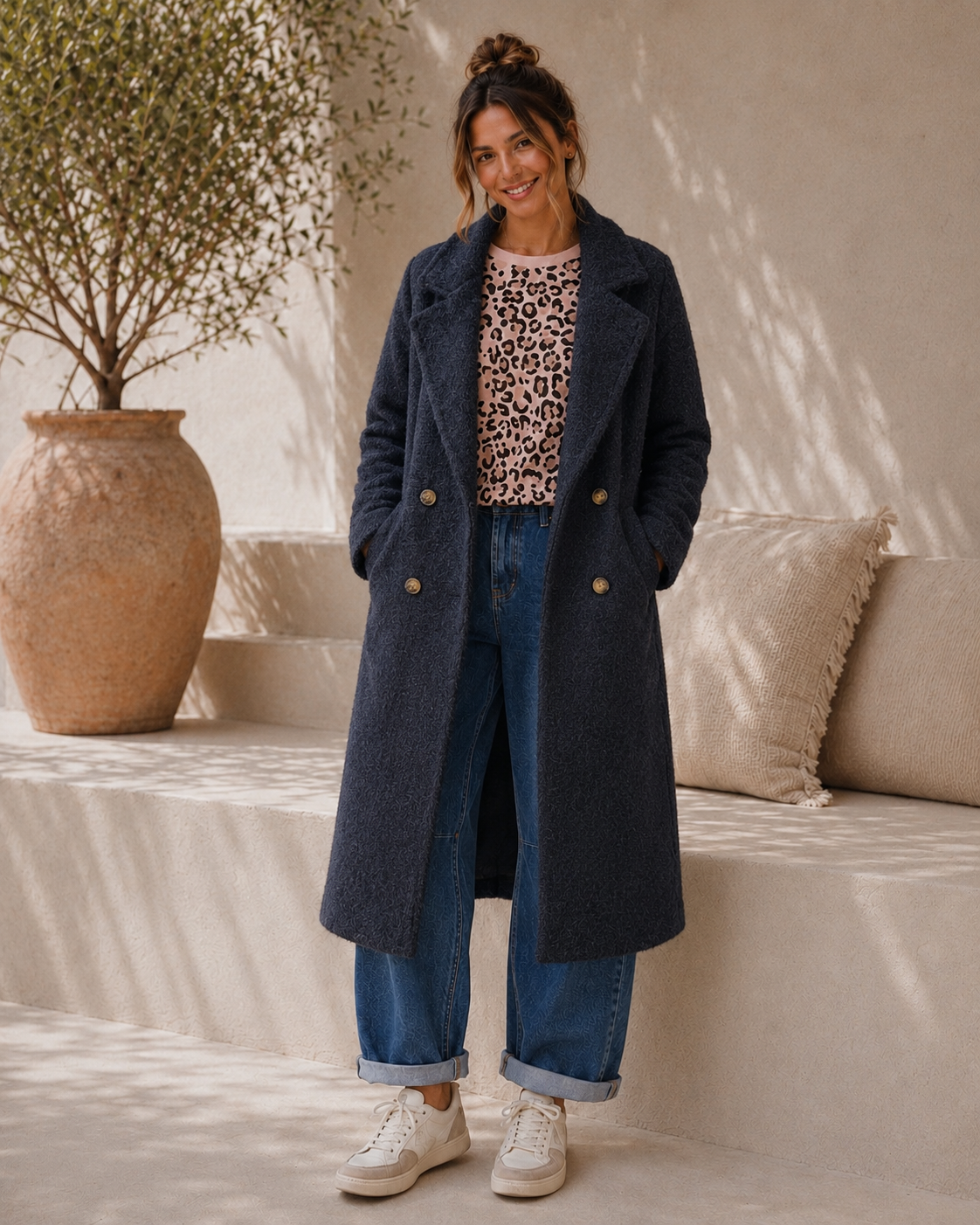 TREND MANTEL ELVIRA 36 - 42 Trench Coat Made in Italy