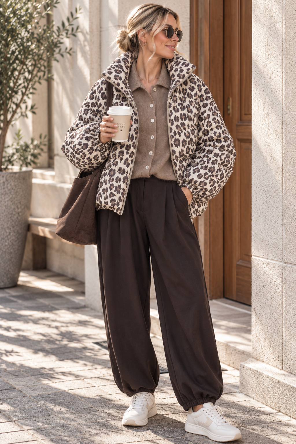 Butterstoff Ballonhose HO0106 | Made in Italy Gr 34-42-44 Hose