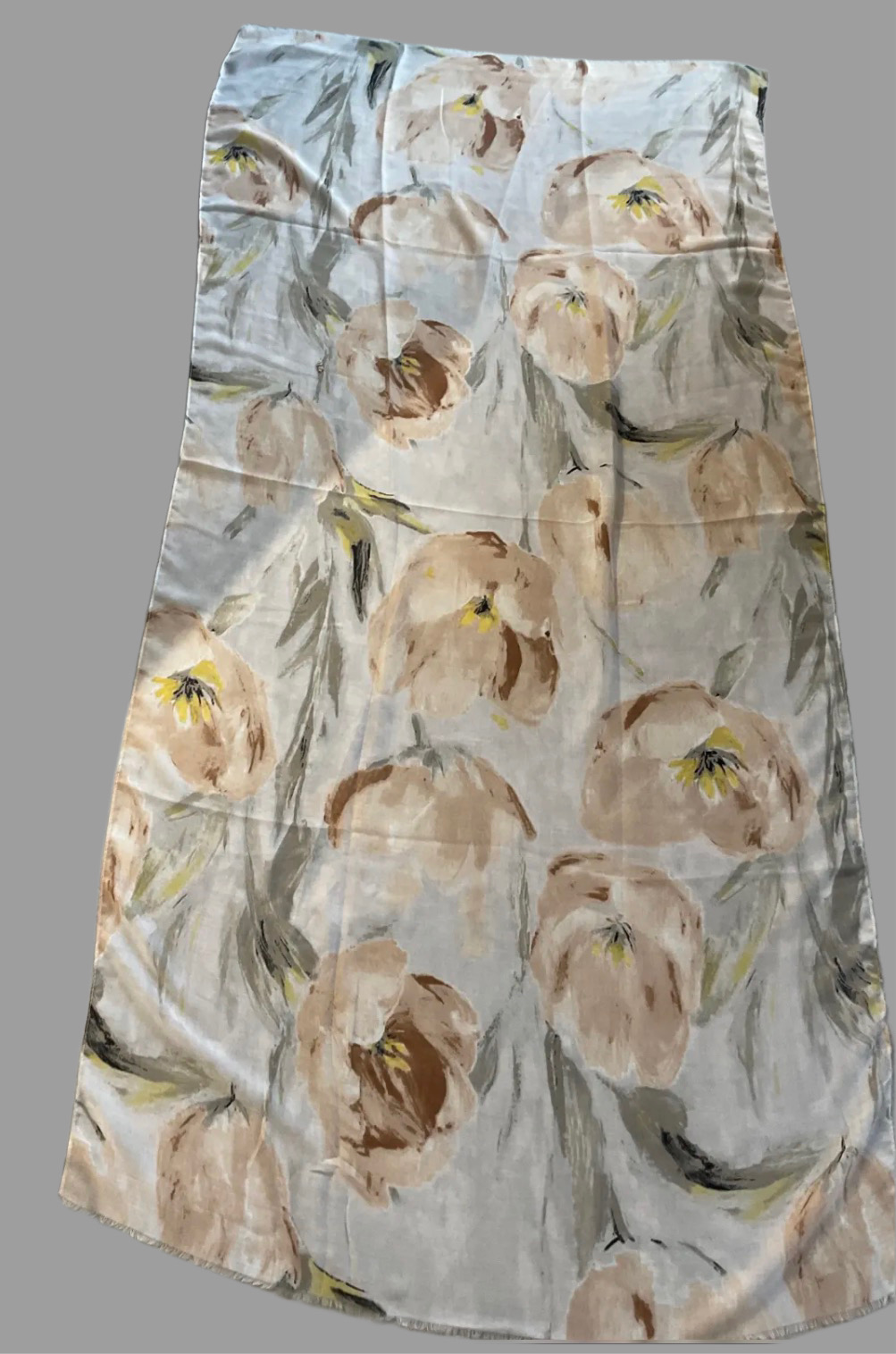 Aquarellblüten Schal „Soft Bloom“ Italy Style