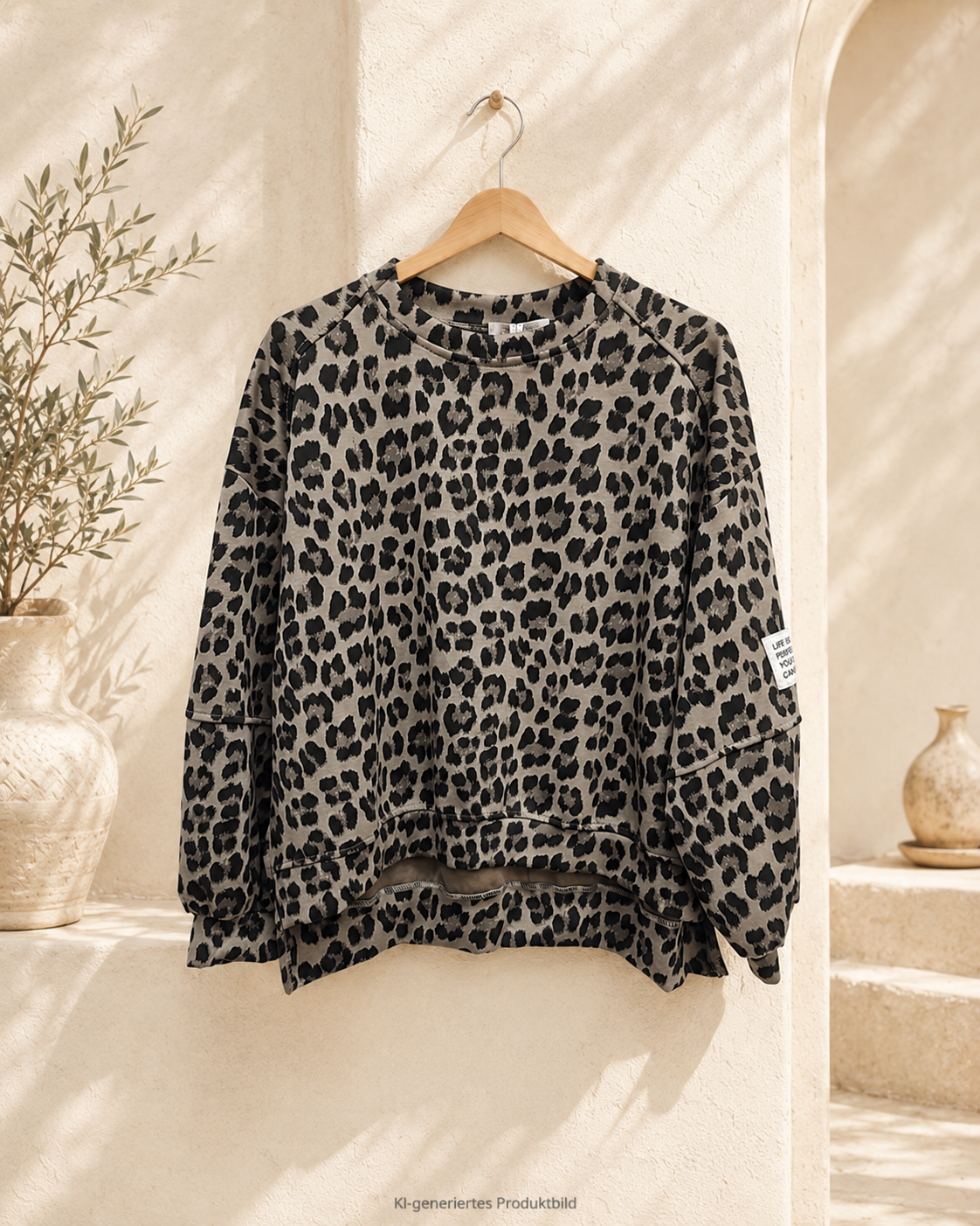 Sweater Leo Patch Juna Made in Italy 34-42 Sweatshirt