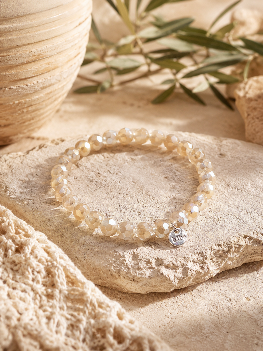 ARMBAND Kristallstein-Armband – Funkelnder Sommer-Liebling CLEAR