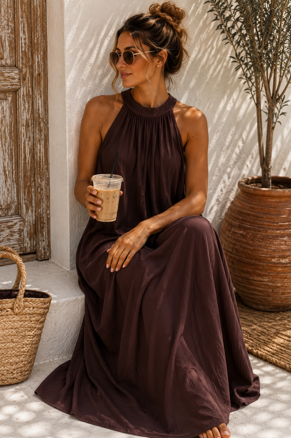 Kofferkleid Kleid „Amboseli“ lang – Dein stilvoller Begleiter für jeden Sommertag Made in Italy Gr 34-42