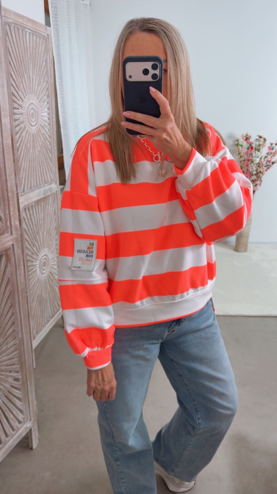 SWEATER PINA STRIPES Made in Italy 36 - 42