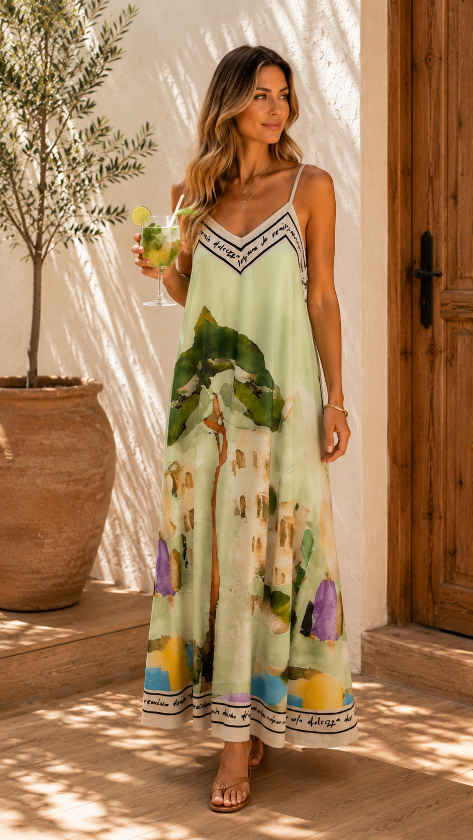 Kleid Amalfi Vista – Made in Italy | passend bis Größe 42