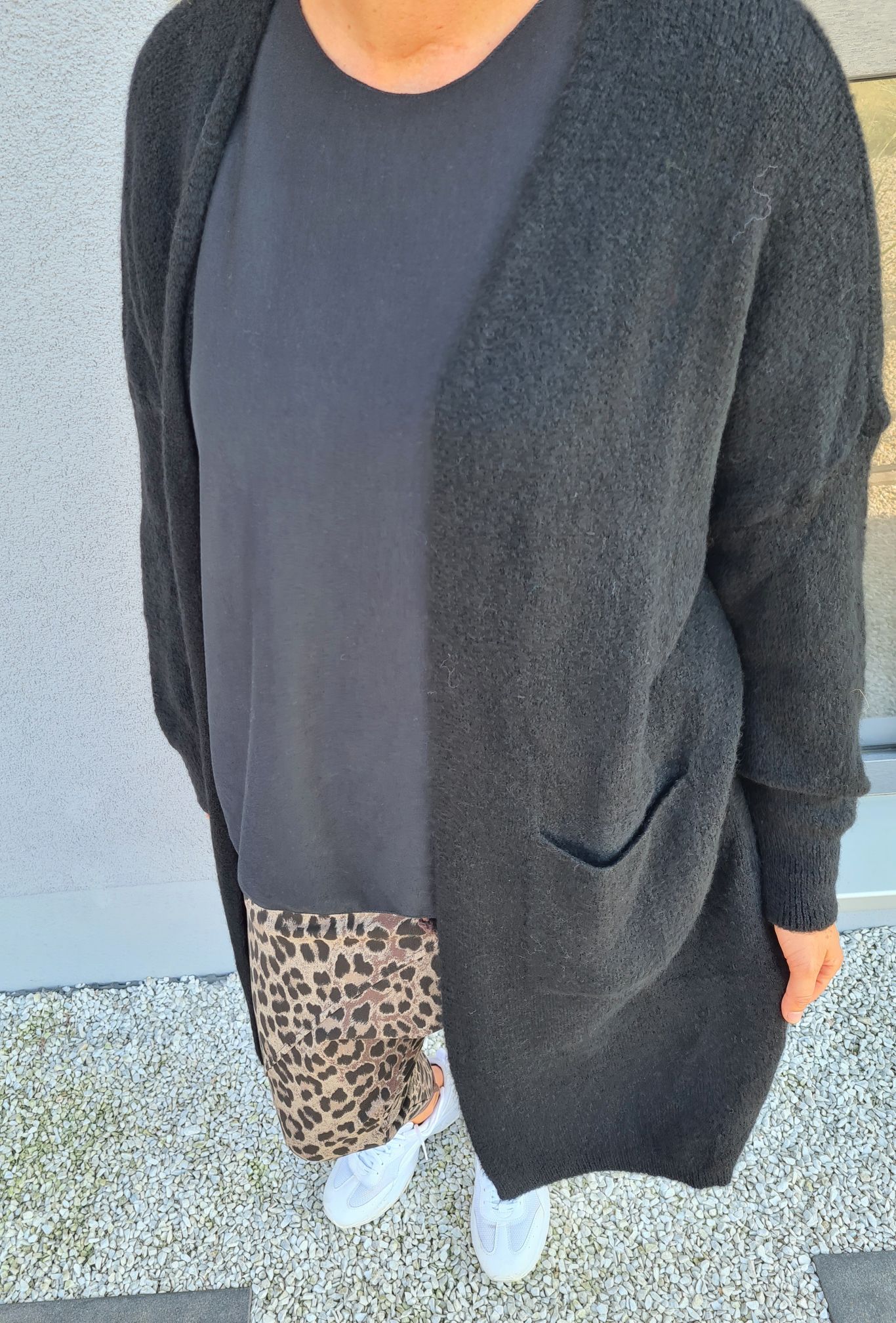 BASIC LONGSLEEVE RUBY SCHWARZ leichter Pullover 34-42 Made in Italy Layer Shirt BASIC LONGSLEEVE RUBY SCHWARZ leichter Pullover 34-42 Made in Italy Layer Shirt