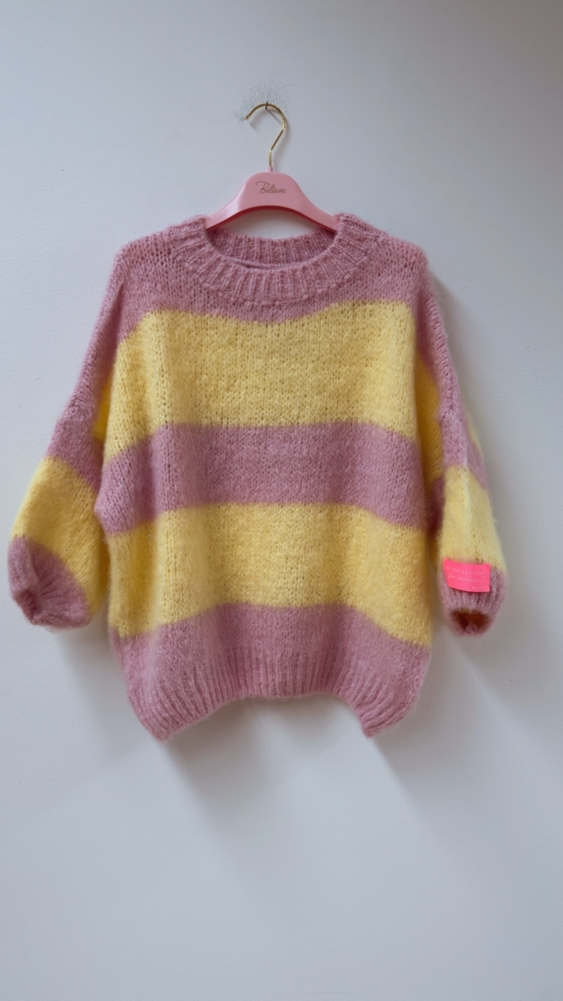 Kuschelpullover SP0082 – Made in Italy Gr. 34-42 Strick Pullover