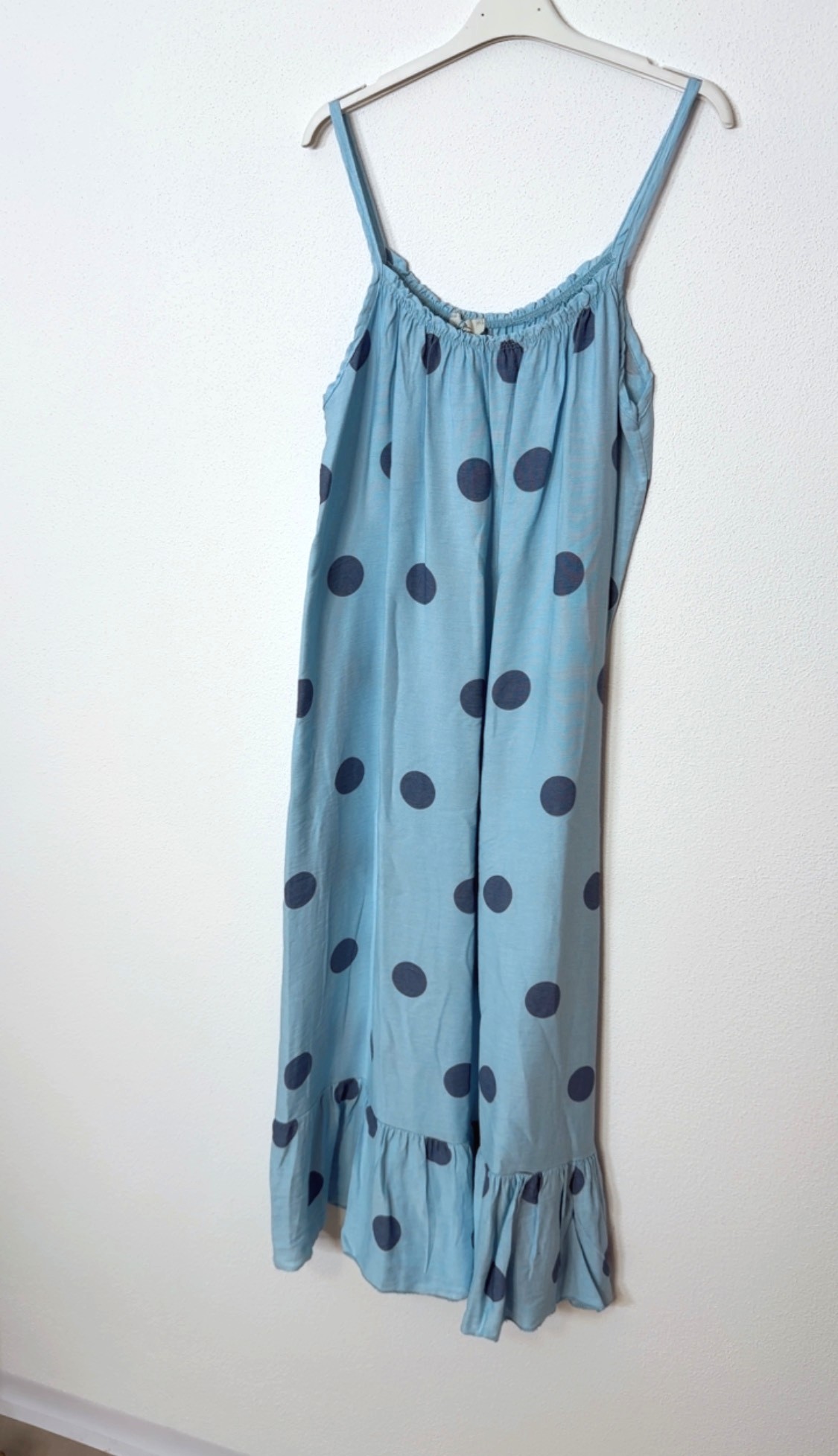 Dots Kleid Isla Spaghettiträger Made in Italy 34-42
