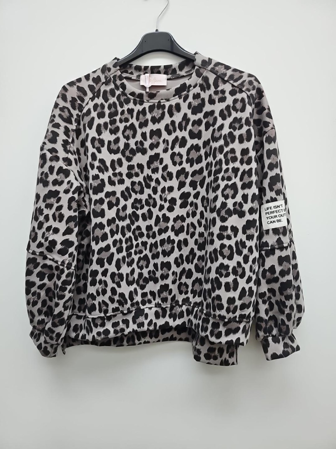 Sweater Leo Patch Juna Made in Italy 34-42 Sweatshirt
