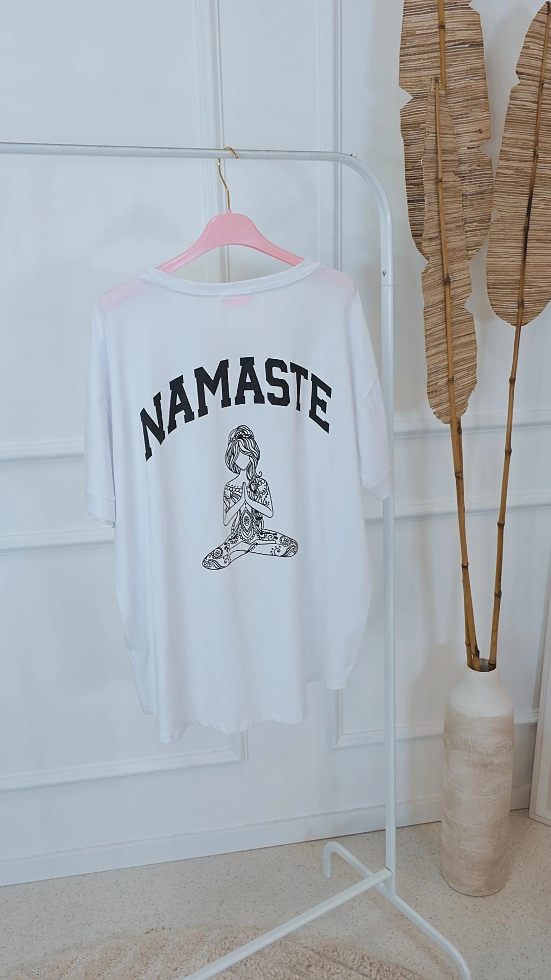 BASIC SHIRT URSULA UNI NAMASTE Vokuhila Made in Italy 36 -44