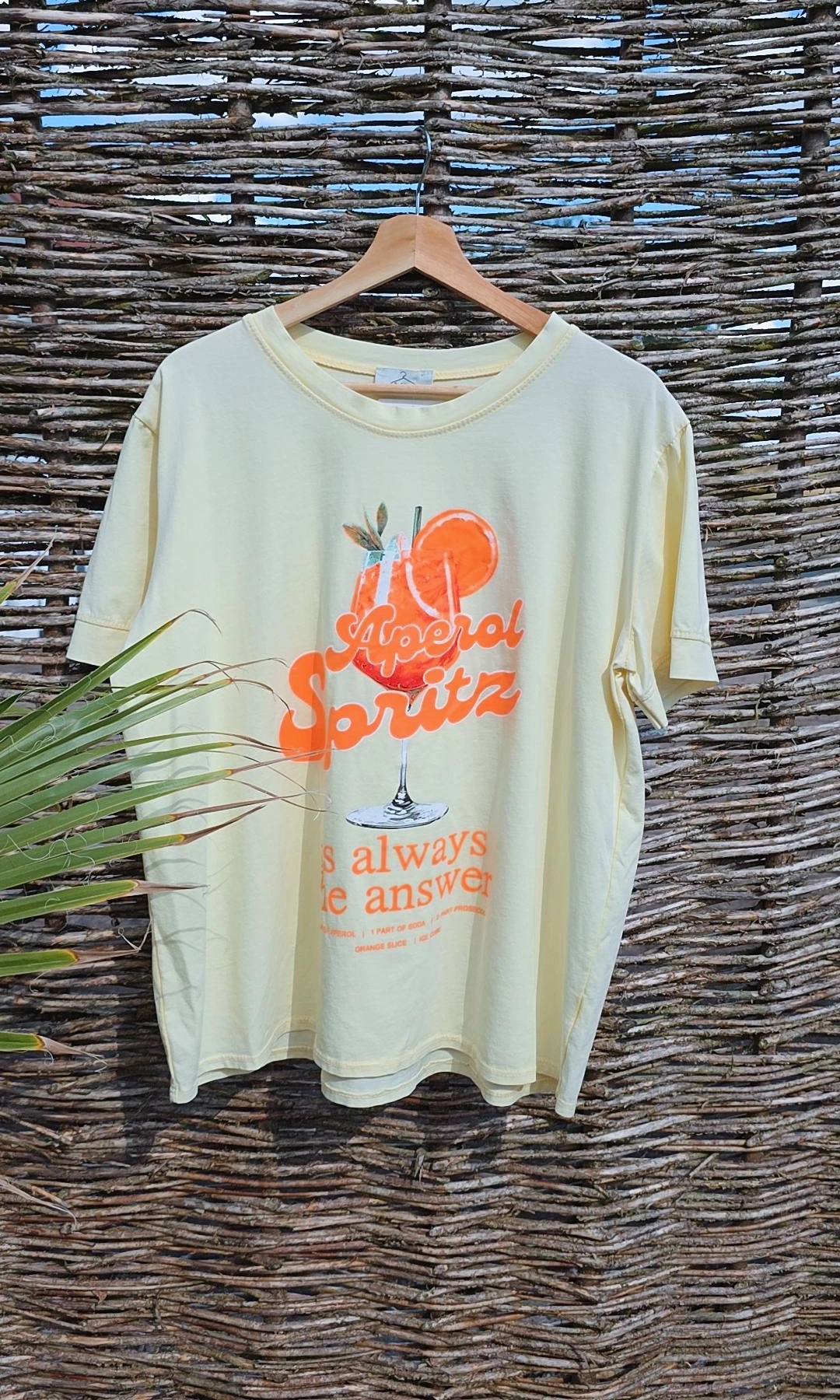 STATEMENT T-SHIRT ORANGINA COCKTAILAUFDRUCK 34-42