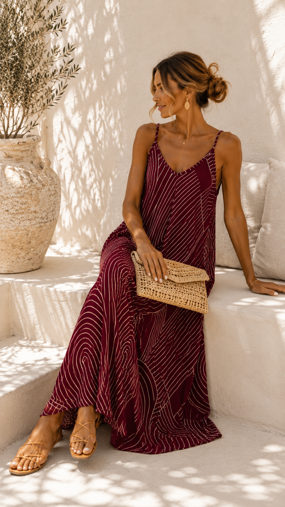 Kleid Mariella – Exklusiver Seiden-Look mit besonderem Design Made in Italy Gr 34-42/44
