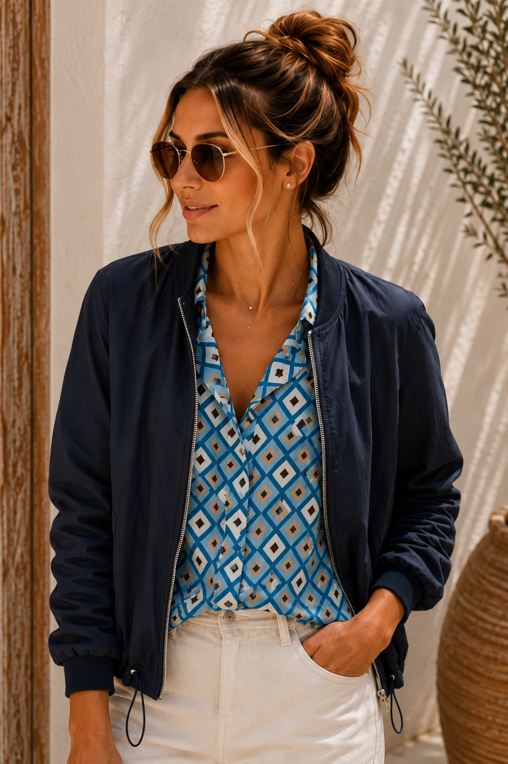 Blouson Lucienne – Stilvoll durch die Übergangszeit Gr. 34.40/42