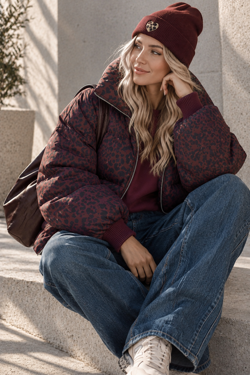 Jacke Puffy Monika LEO – lässiger Allrounder für die Übergangszeit Made in Italy 34-42