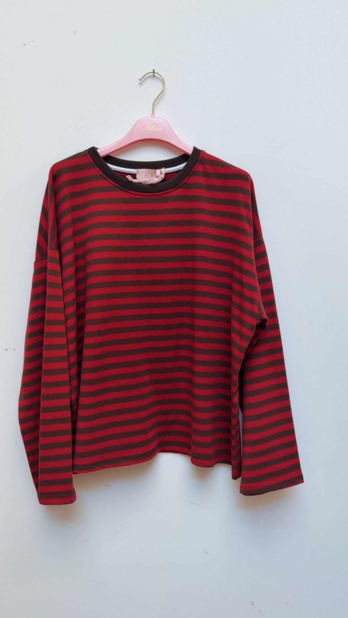 Shirt Langarm Ornella Stripes Made in Italy 34-42/44