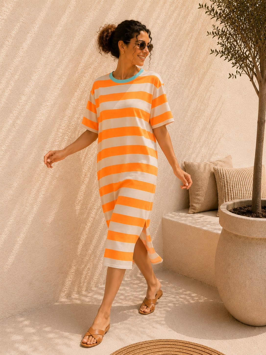 Shirtkleid „Neapel“ – Made in Italy 🇮🇹 | Stripes Streifenkleid | Größe ca. 34–44 🌸