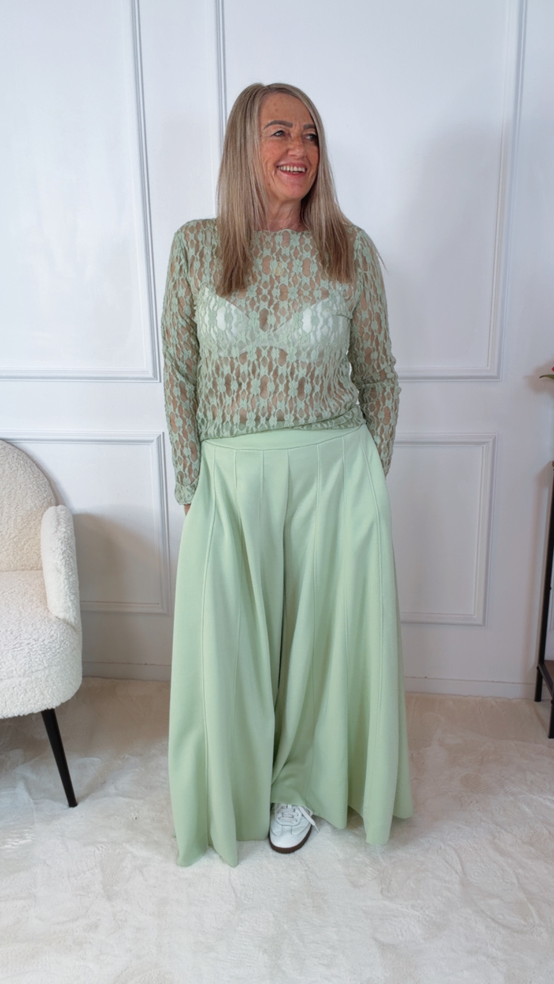 HOSE SARAI MARLENESCHNITT Made in Italy 34 - 44