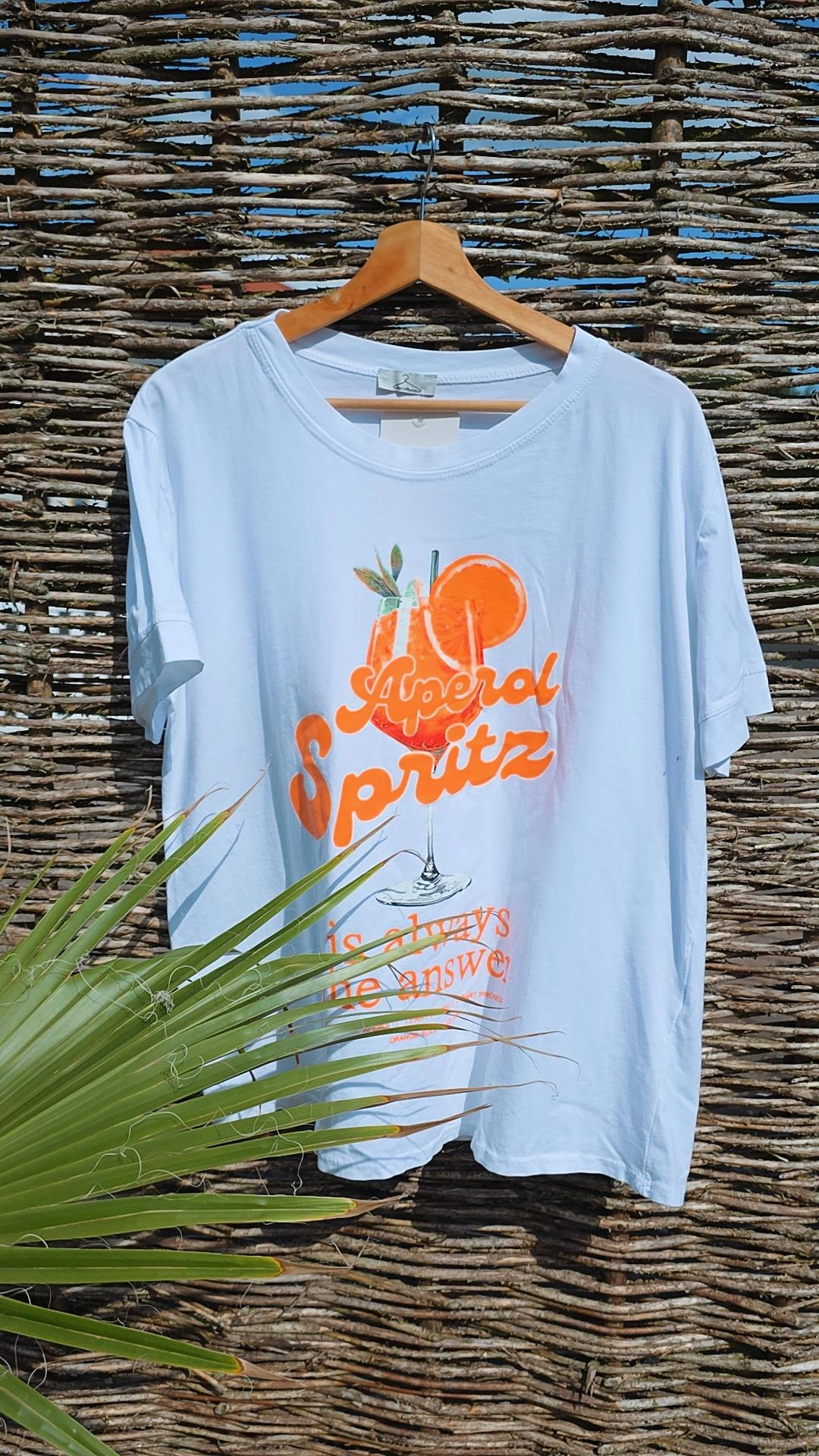 STATEMENT T-SHIRT ORANGINA COCKTAILAUFDRUCK 34-42