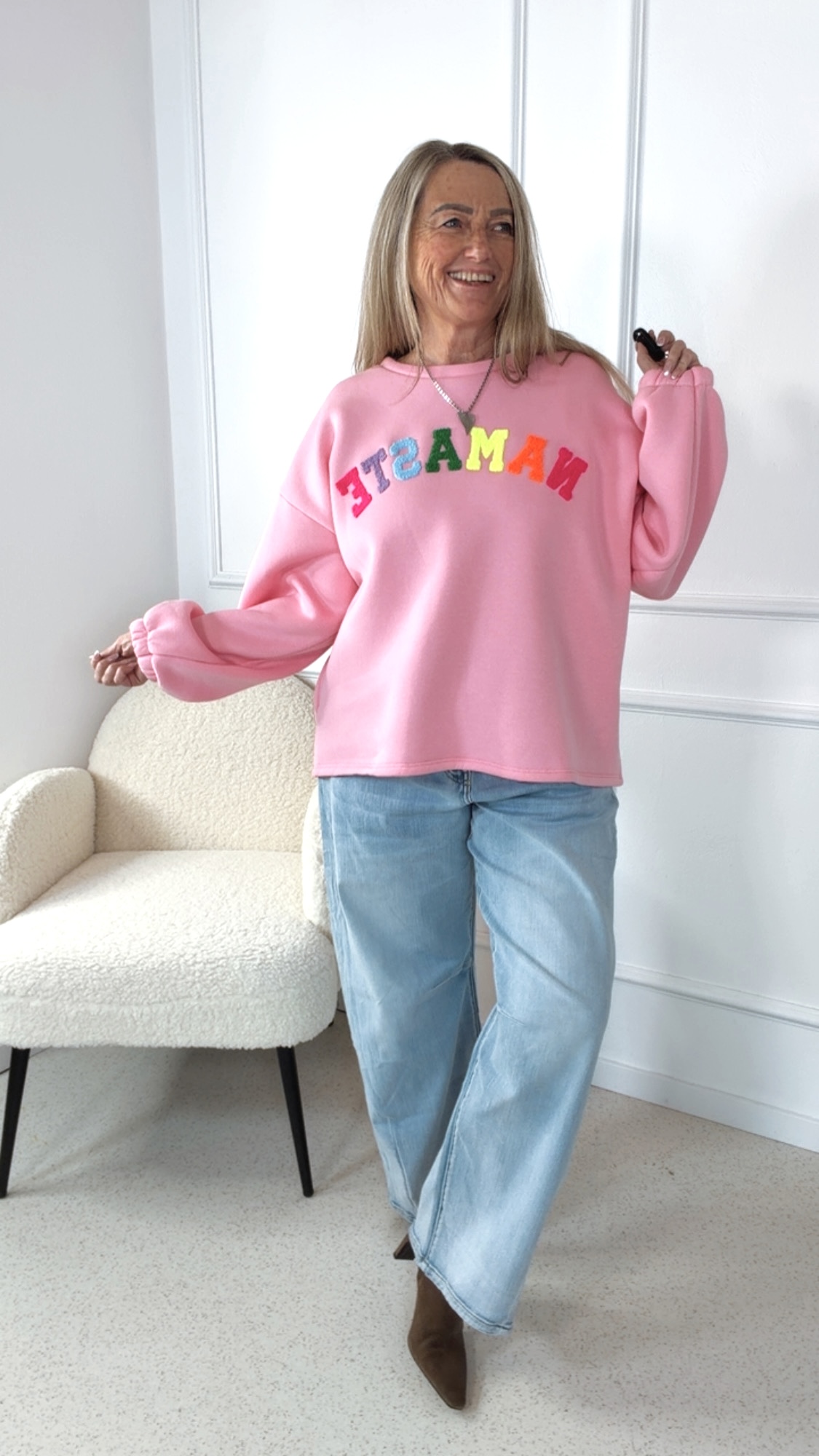 STATEMENT SWEATER NAMASKAR Namaste Made in Italy 34-42