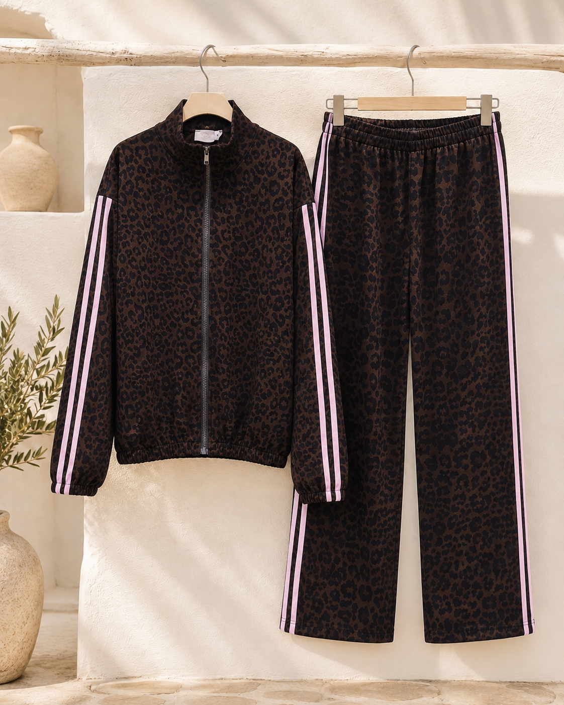 Set Ayla Leo Sweatshirt und Sweathose Made in Italy 34-44 Jogginganzug