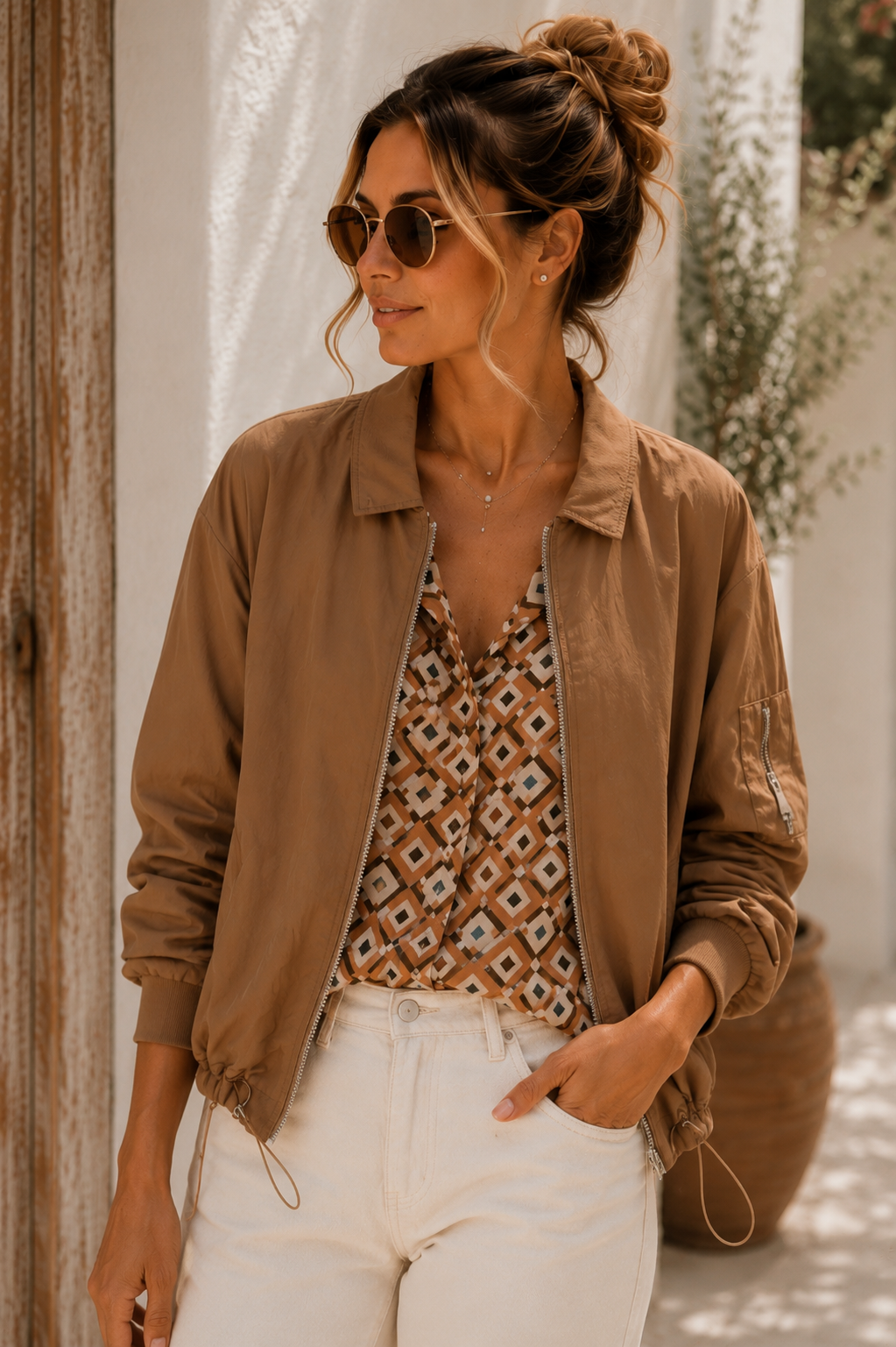 Blouson Lucienne – Stilvoll durch die Übergangszeit Gr. 34.40/42