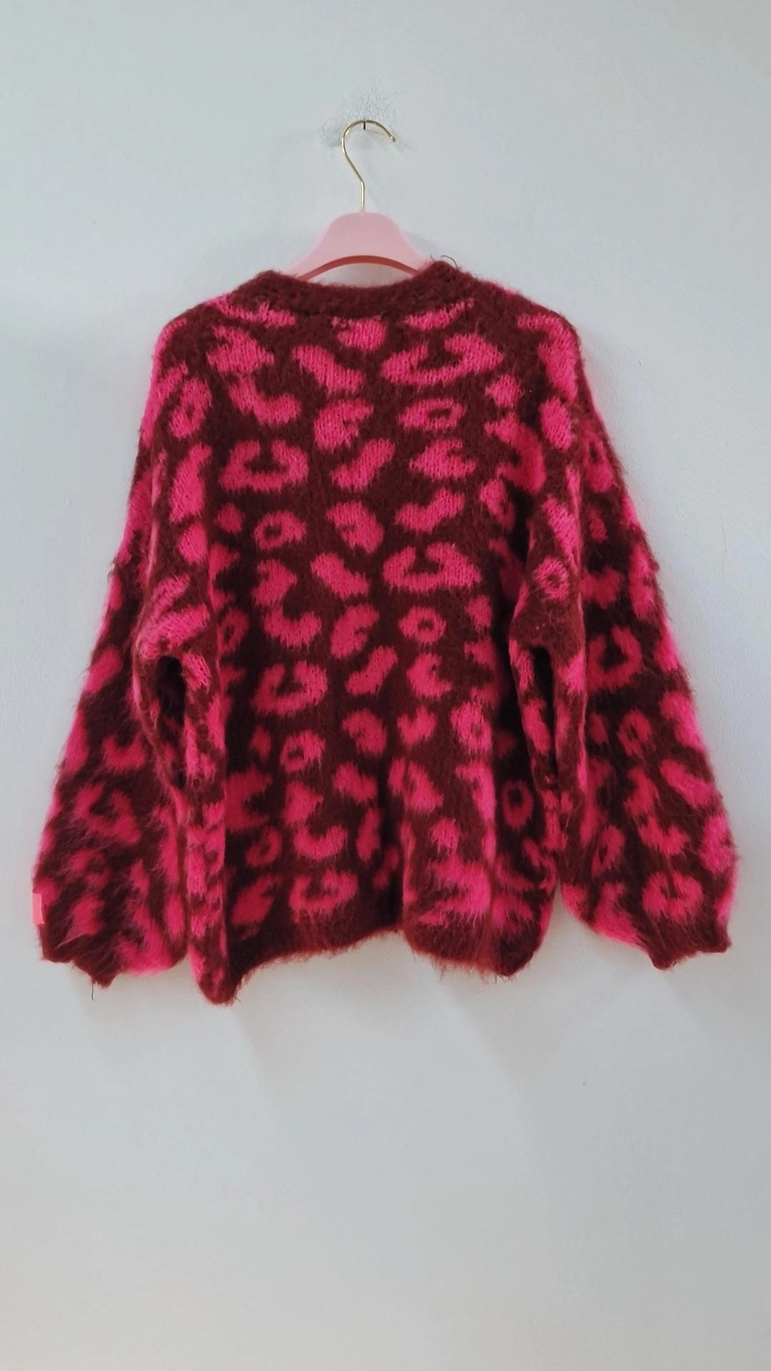 Strickjacke Leo mit Patch – Fashion Must-have SJ0194 I Made in Italy 34-42