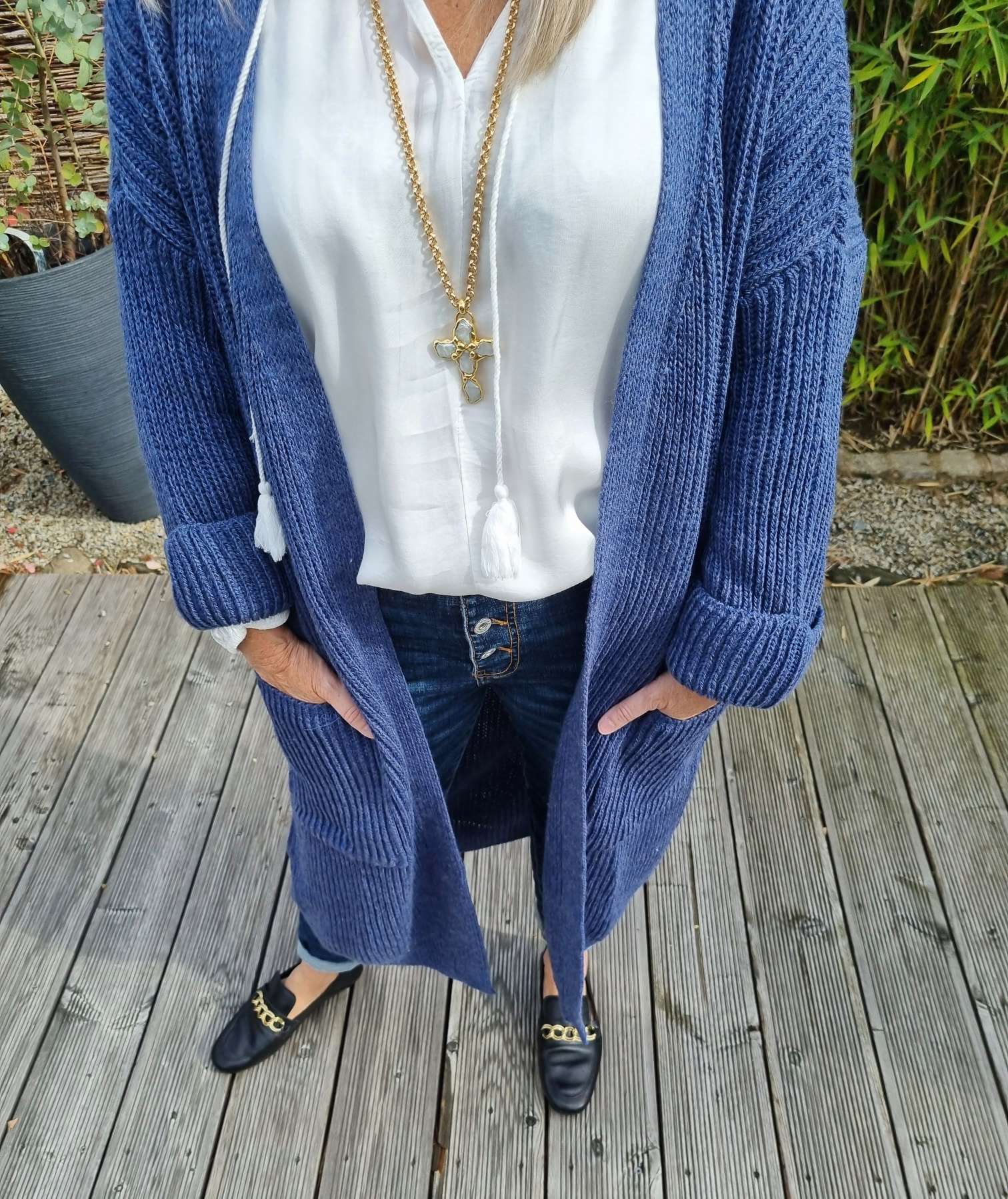 KNIT CARDIGAN EVELYN DUNKELBLAU 34-42 Made in Italy Strickjacke Strickmantel Mantel KNIT CARDIGAN EVELYN DUNKELBLAU 34-42 Made in Italy Strickjacke Strickmantel Mantel