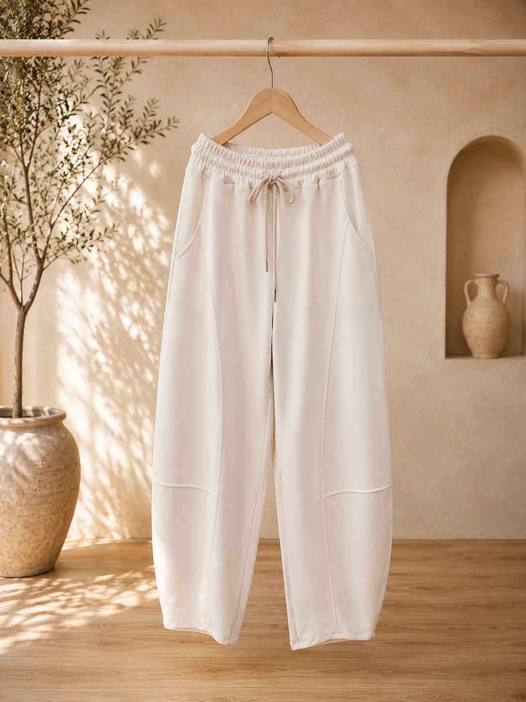Ballon-Jogpant Amaris – lässige Basic Pants für jeden Tag Made in Italy 34-42/44