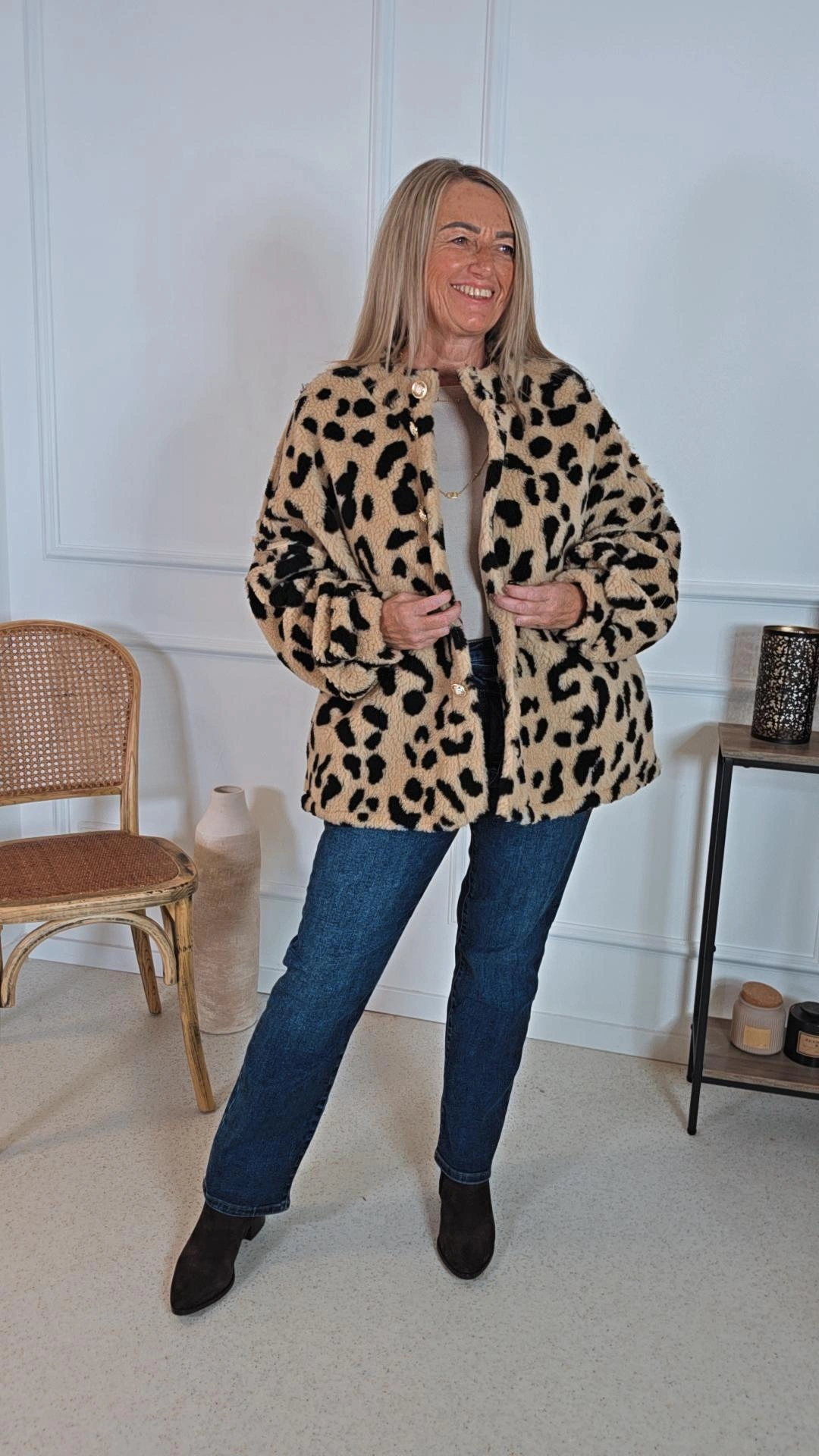 TEDDYJACKE TONI LEO 34-42  Made in Italy Jacke