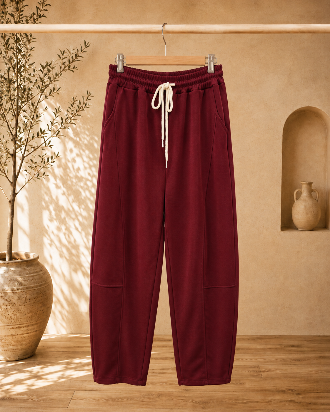 Ballon-Jogpant Amaris – lässige Basic Pants für jeden Tag Made in Italy 34-42/44