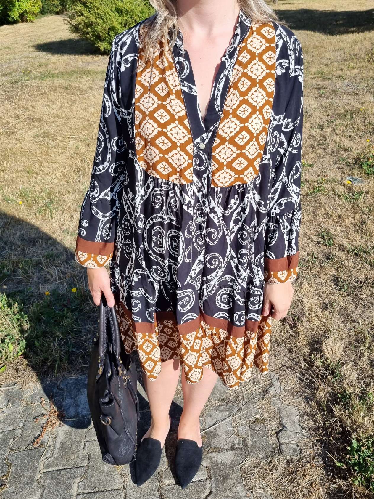 SHORT TUNIKA DRESS FIONA BLACK 34-40/42 Made in Italy langes Kleid Hängerchen Tunikakleid SHORT TUNIKA DRESS FIONA BLACK 34-40/42 Made in Italy langes Kleid Hängerchen Tunikakleid