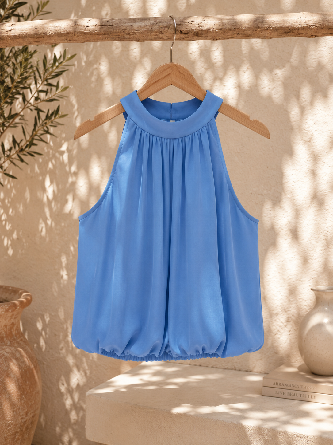 Neckholder-Top Nuru Uni Made in Italy 34-40/42