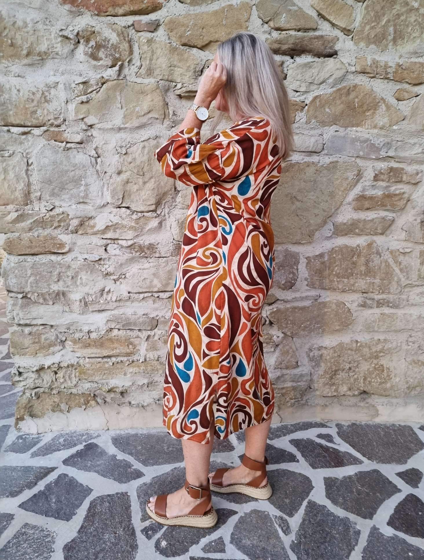 EDLES DRESS LEA ROST 34-42 Made in Italy Kleid EDLES DRESS LEA ROST 34-42 Made in Italy Kleid