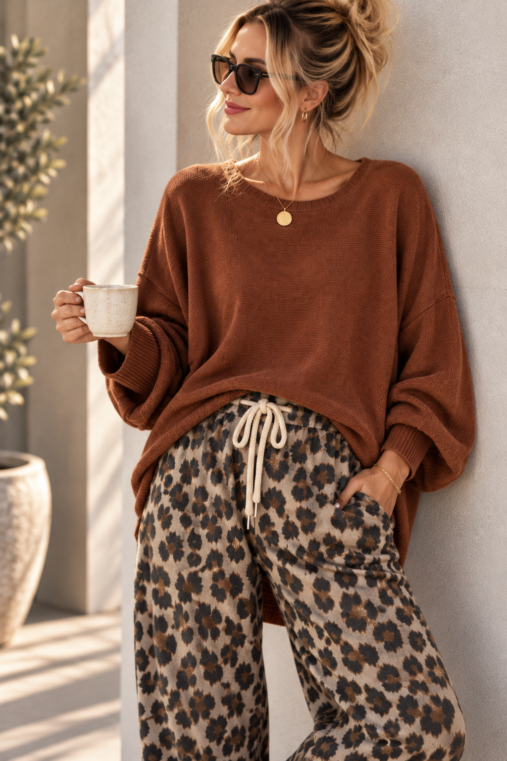 OVERSIZE KNIT SWEATER SIGRID Made in Italy 34-44/46 Strick Pullover
