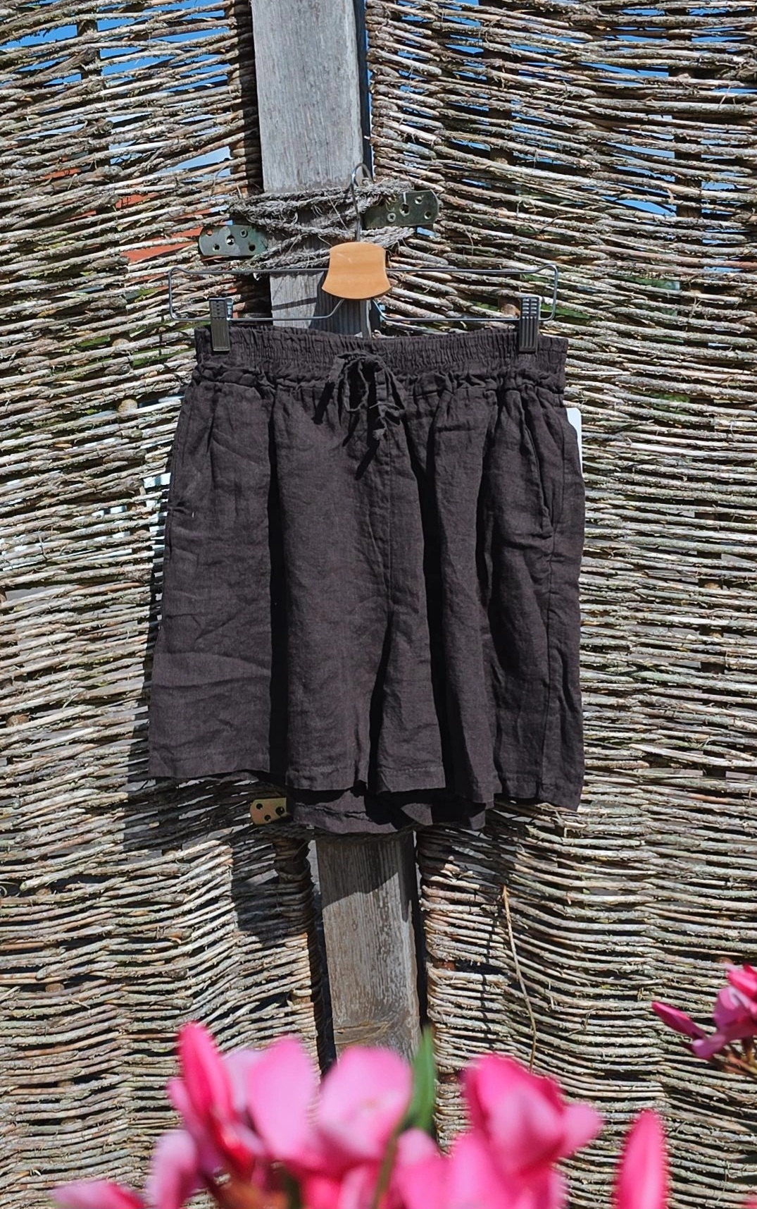 LINEN SHORTS BONITA KURZ Made in Italy 34-42 Leinenshort